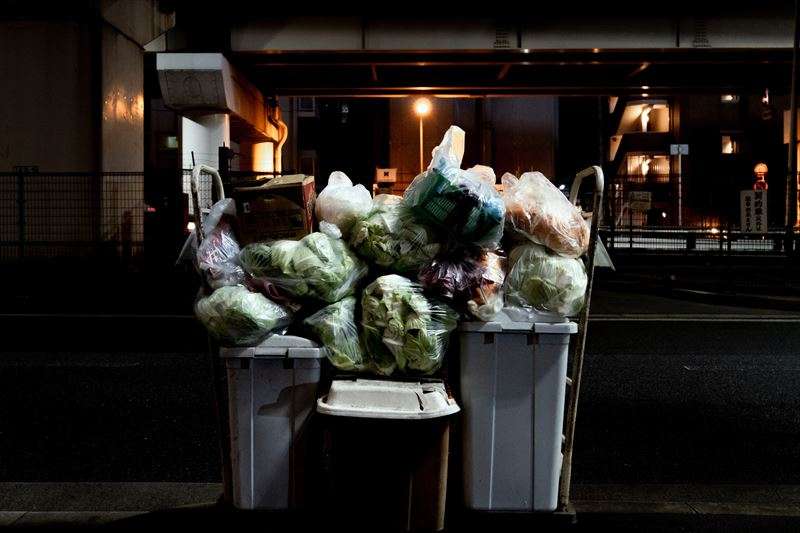 飲食店から出るゴミの回収頻度について